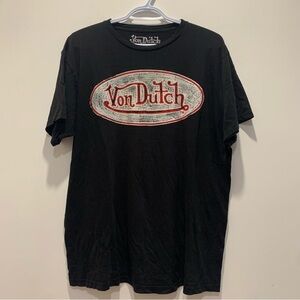 von dutch logo graphic tee